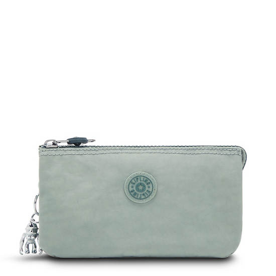 Sacs Kipling Creativity Large Pouch Vert Olive | FR 1126HA